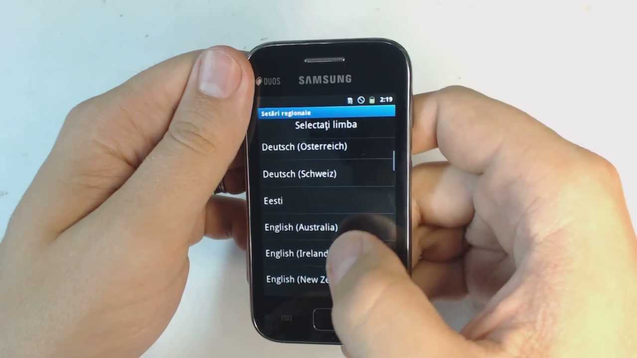 Как сделать частичный сброс настроек на смартфоне samsung.
