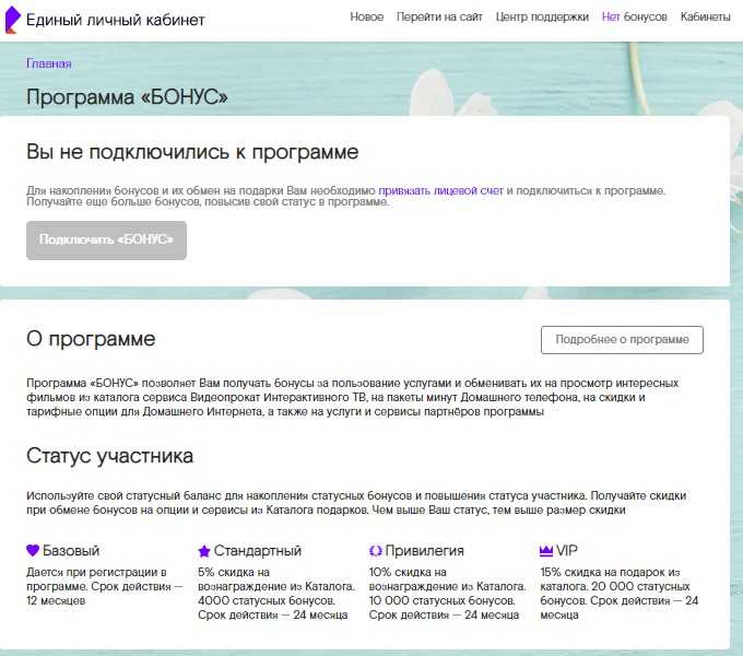 Программа бонус от ростелеком: описание, условия, как стать участником