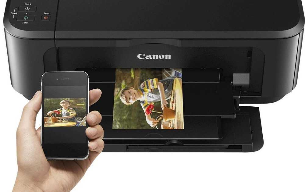 Распечатать фото с телефона на принтер через провод