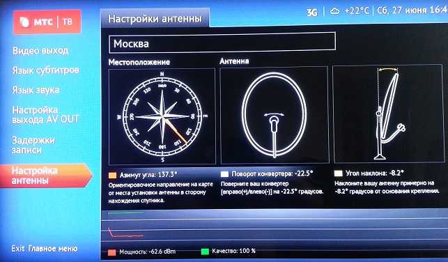 Настройка и установка спутниковой антенны и тв мтс самостоятельно | a-apple.ru