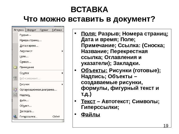 Как вставить документ в документ. Вставка объектов в документ Word. Какие объекты можно вставить в документ Word. Какие объекты можно вставить в текстовый документ. Вставка объектов в текстовый документ.